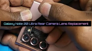 [How To Install] A Samsung Galaxy Note 20 Ultra - Rear Camera Glass Lens Replacement Restoration