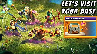 TREASURE HUNT EVENT BASE VISITING CLASH OF CLANS 🔥