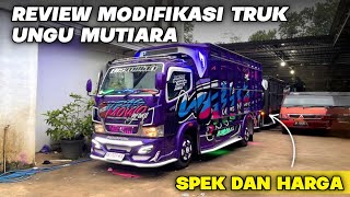 REVIEW MODIFIKASI TRUK UNGU MUTIARA || SPEK DAN HARGA ⁉️