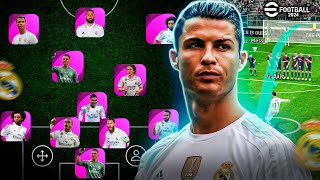 Super Time do Real Madrid no eFootball 24 Mobile