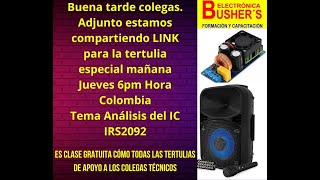 Curso de sonido: 1/12.  Amplificadores y reparación de Panel. Tertulia semanal Bushers