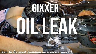 How to Fix Leaking Water Pump on Suzuki - Most common oil leak on Suzuki GSXR 600 k6