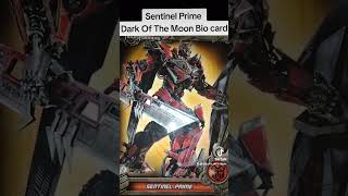 Sentinel Prime Dark Of The Moon Bio card 14 of 72