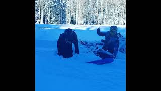 got into some powder!! December 2021 #Snowmobiling #snow #mountains #fails #viral #viralvideo #insta