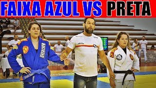 JIU JITSU - FAIXA AZUL - PATRÍCIA REIS VS FAIXA PRETA - MÔNICA ISTAMATI - FEMININO.