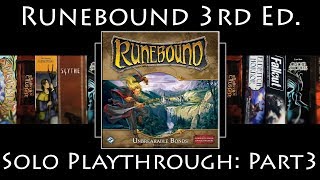 Runebound 3rd Edition: 2 Heroes Solo Playthrough | The Locust Swarm | Part 3