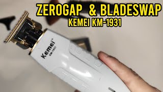 Kemei KM-1931 Zero gap & Blade Modification Tutorial!