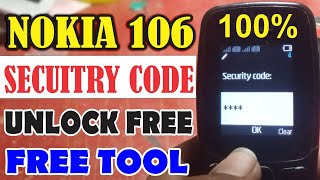 Nokia 106 secuirty code unlock free 100% free without box