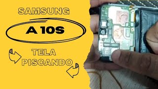 Samsung A10S Piscando a Tela