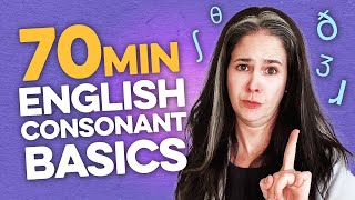 Learn 24 English Consonant Sounds in 70 Minutes | Pronunciation Compilation | Rachel's English