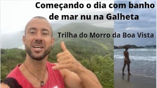 Morro da Boa Vista uma das Trilhas da Praia da Galheta, a Praia de Naturismo de Floripa