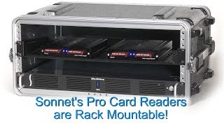 Sonnet’s Pro Card Readers are Rack Mountable!