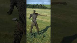 The Wickerman by Trevor Leat in Dumfries and Galloway #attackontitan #scotland #drone #dji