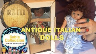 Thrift Store/Op Shop Find: Antique Italian Ratti Doll (Hawaiian Girl) ORIGINAL BOX + Furga Doll