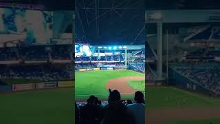 Marlins home opener light show (pregame)