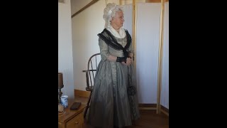 Daughters of Liberty 18th C American Women   Martha Washington's Attire    HD 720p