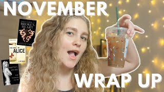 I Read 18 Books in November! | Monthly Wrap Up ft. Non-Fiction, Fantasy, and Horror