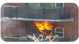 crazy apartment fire