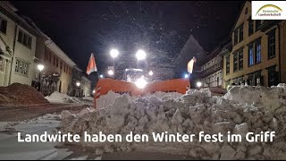 Landwirte haben den Winter fest im Griff | #heimischelandwirtschaft