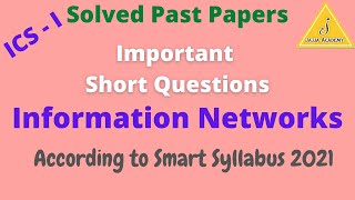 Important Short Questions 1st year 2021| Past Paper First Year Computer Science| Chapter 2