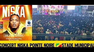 CONCERT DE NISKA EN DIRECT DE STADE MUNICIPAL DE POINTE-NOIRE