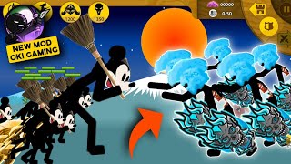 Stick war Legacy mod Vip By OKI GAMING new zombie blue VS giant Mickey mouse