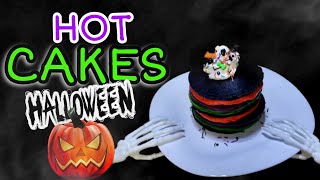 HOT CAKES DE HALLOWEEN 🎃👻💀🕷️ #halloween