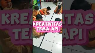 kreativitas tema api #shorts #kreativitas #keterampilan #temaapi #kegiatantemaapi