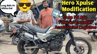 Shop Pe Aye Famous Youtuber long Ride Pe Jane Se Pehle Bike Modification Karane| #arshdeepvlog