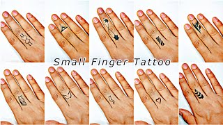 Top 10 Small Fingers Tattoos | Easy Finger Tattoos