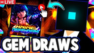 FARME NOSSO DE TODO DIA! SORTEIO DE GEMAS! FARMANDO RAIDS! +CODES +TIERLIST #animedefenders #roblox