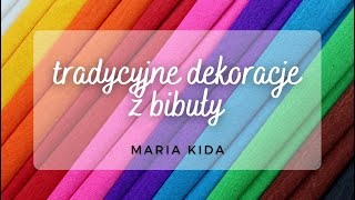 FERIE Z KULTURĄ | TRADYCYJNE DEKORACJE Z BIBUŁY | KWIATY | MARIA KIDA | GCKiS NOWOGRODZIEC