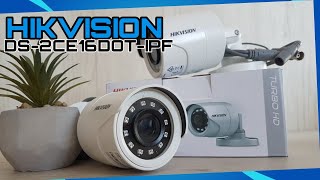 🔴 Review CAMARA DE SEGURIDAD hikvision turbo hd 1080p DS-2CE16DOT-IPF