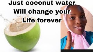 Just coconut water will change your life forever lol-witches will call you a witch very powerful…