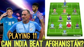 Big blow for indian team before clash against afganisthan|| Where watch match ! indian football news