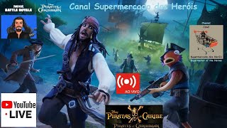 Live 371 -Jack Sparrow -Piratas do Caribe -Fortnite -Ao Vivo -Supermercado dos Heróis é Surreal 👑😎🤣🛒