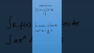 Integral Tak Tentu no 2 #videomatematika #shortsvideo #videopembelajaran #integral