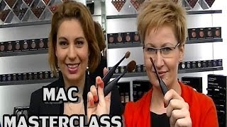 MAC Masterclass pędzle do makijażu - test na żywo / MAC Masterclass brushes review