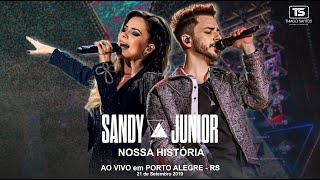 DVD - Sandy e Junior Nossa História Ao Vivo