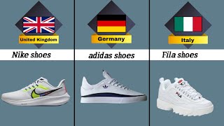 Sports Shoes From Different Countries | branded shoes by different countries