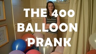 A Bathroom Full Of Balloons - Bethany G Pranks Her Sister | TruthPlusDare