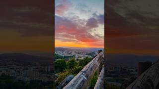 Braga Portugal sunset at picoto park           #sunset #naturelovers  #bragaportugal