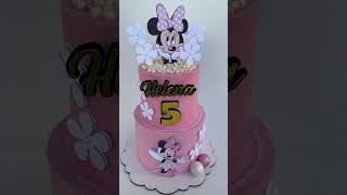 Cake Bolo Minie #confeitaria #bolosdecorados #chantininho #bolopersonalizado #bolominie #cake