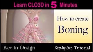 How to create boning in #clo3d