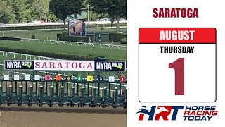 Saratoga Racetrack Picks Live Stream – August 1, 2024 – Horse Racing Today