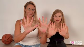 6'4" Basketball Player vs. Average Girl: Crazy Hand Comparison