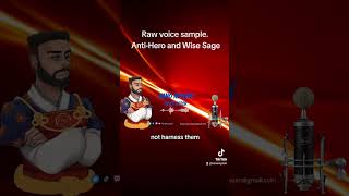 Raw voice sample #voiceacting #nanoreyson #voiceactor