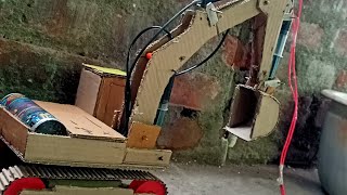 How to make cardboard box in Excavator | Excavator #art #exvangelical #jcb @Ayyankali_creative