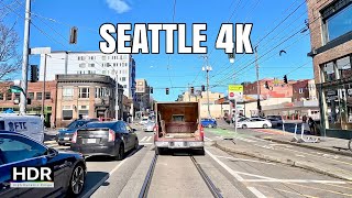 Downtown, SODO, Capitol Hill, Queen Anne, Magnolia Seattle Drive 4K