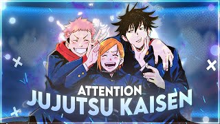 [4k] Jujutsu Kaisen - Attention✨[Edit/AMV]